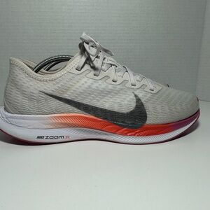 Nike ZoomX Womans Running Shoes - White and Black